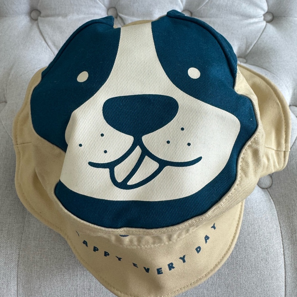 Zoyzoii Little Puppy Sun Bucket Hat